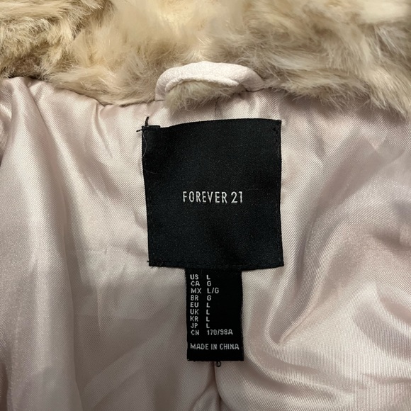 Forever 21 faux fur fashion jacket - Picture 4 of 4